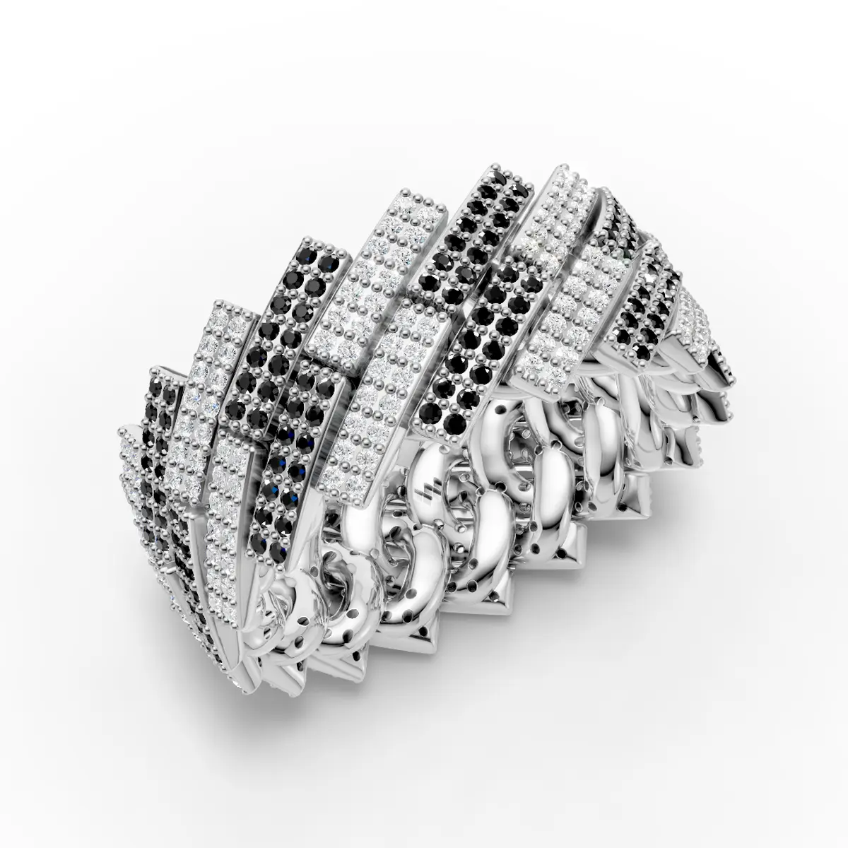Cuban Contrast Ring